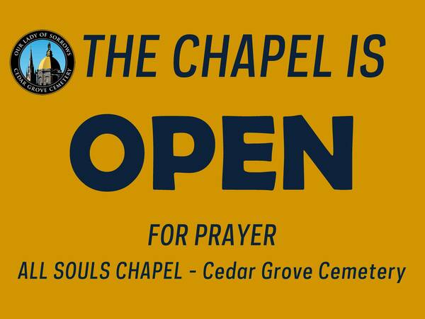 Chapel Is Open