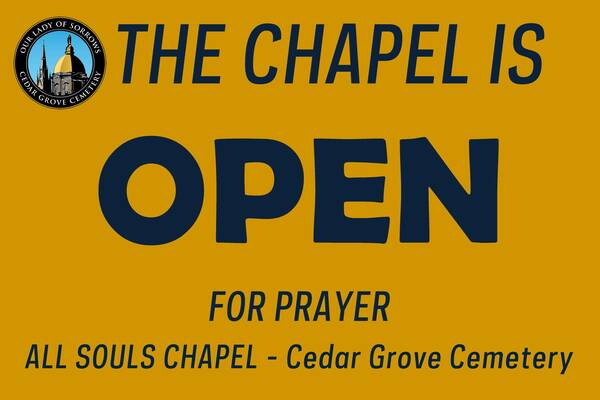 Chapel Is Open